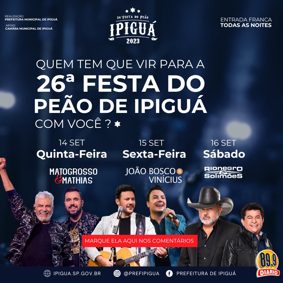 *Festa do Peão de Ipiguá-SP 2023*